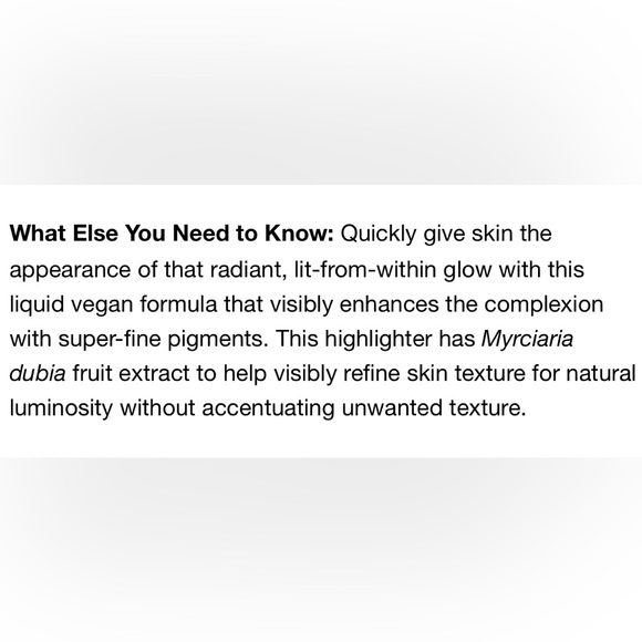 LYS Beauty Aim High Multi Use Liquid Highlighter Shade of Brave Only - Picture 7 of 7